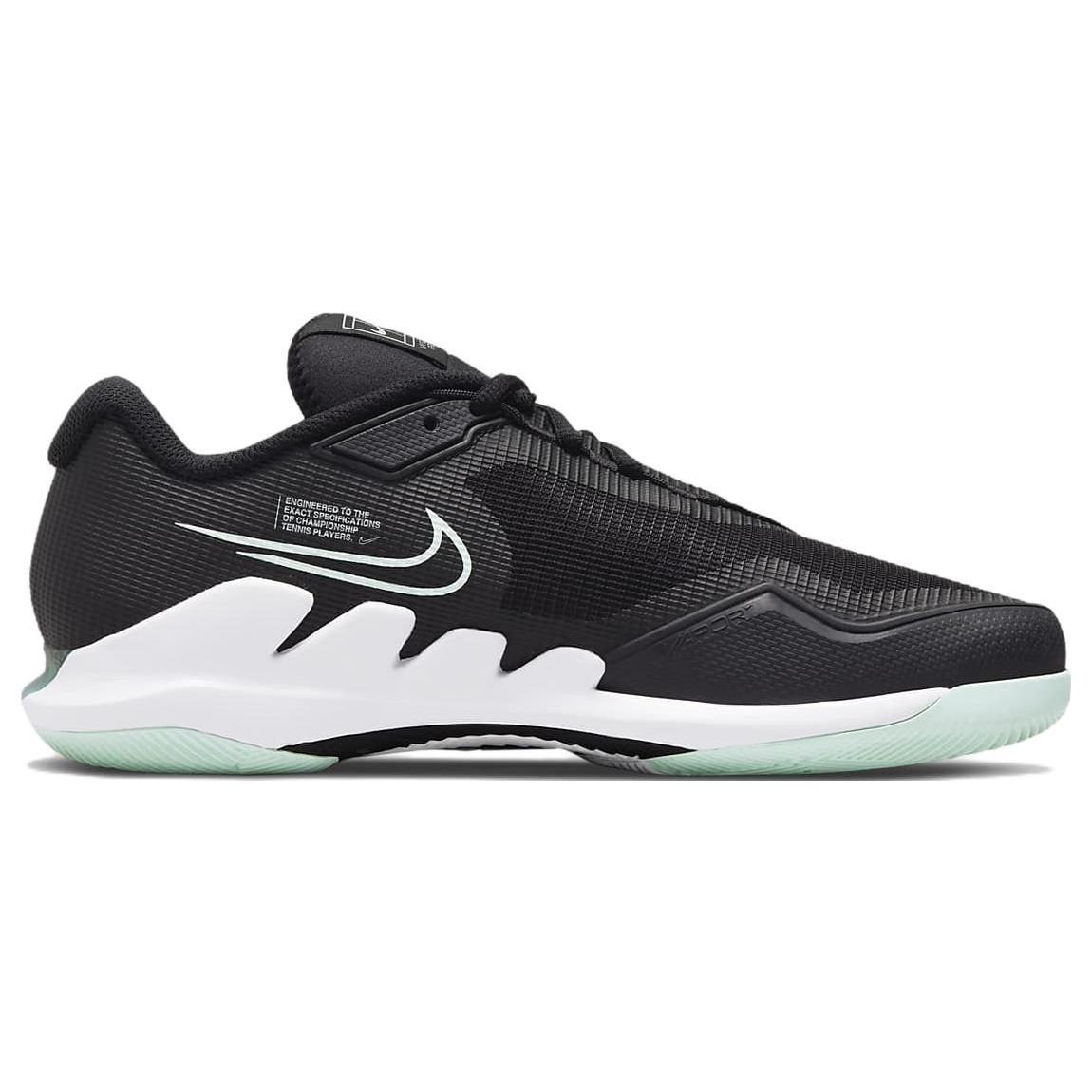 NikeCourt Air Zoom Vapor Pro Black Mint Foam Мужские кроссовки белые CZ0220-009 40 — фото 2