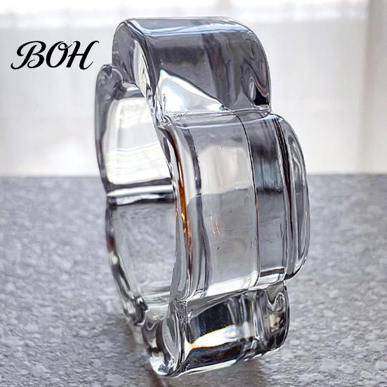 Small Glass Candle Holder Flower Tealight Holder, Plum Blossom for Home Party Decor, Wedding Table Centerpiece Compact