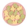 8 Pack 3D Frosting Cookie Cutter Plastic Push-type Household Cookie Baking Molds