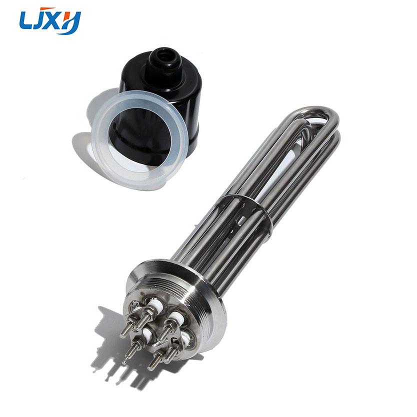 LJXH Tubular Electric Heating Heater Element 2inches (63mm) Tri Clamp for Water Heater/Boiler 3KW4.5KW6KW9KW12KW 220V