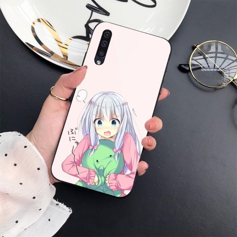Pouzdro na telefon Eromanga Sensei Manga Anime pro Samsung A32 A51 A52 NOTE 10 20 S10 S20 S21 S22 Pro Ultra černé PC skleněné pouzdro na telefon