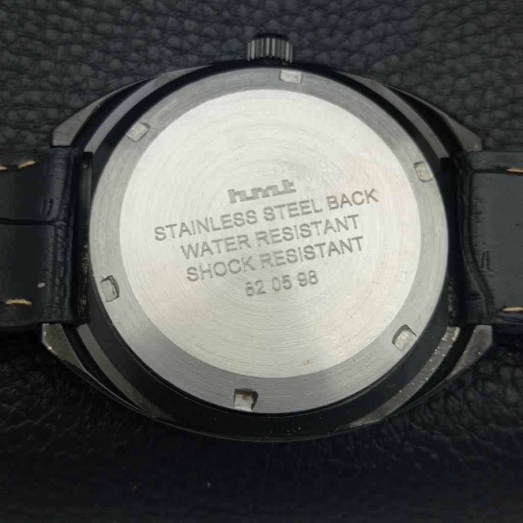 VINTAGE HMT RAJAT 8205 AUTOMATIC INDIAN MENS GOLDEN COLOR DIAL WATCH a703040-1 R212-a703040