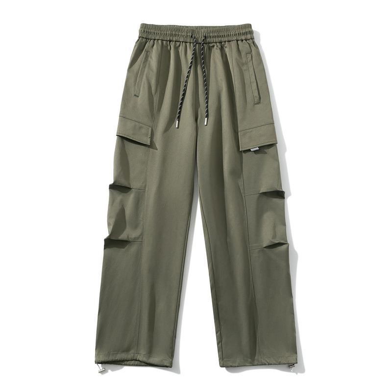 Outdoor Men's Casual Pants Men's Spring and Autumn Tooling Loose Versatile Drape Straight Sweatpants