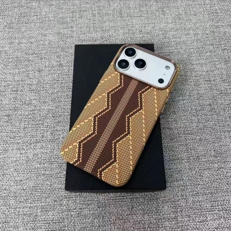 High Quality Carbon Fiber Pattern for Magsafe Phone Case for IPhone 17 Pro Max 16 15 Pro Magnetic Charge Anti-drop Protect Cover