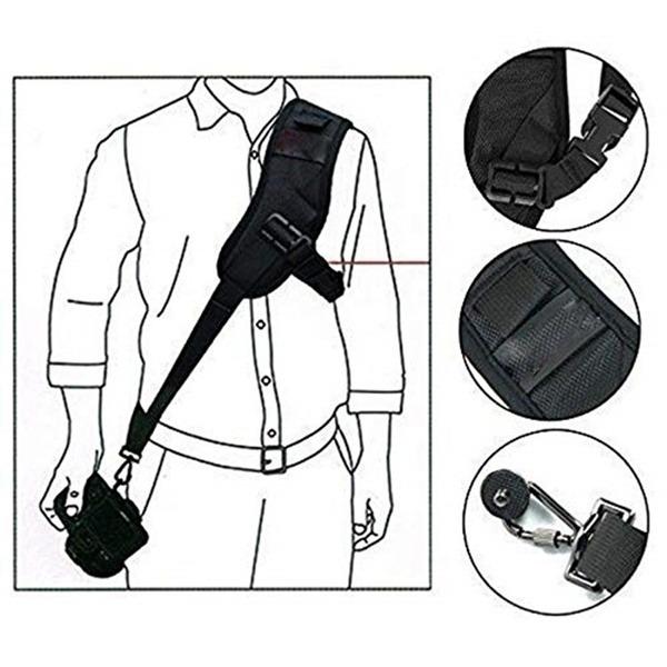 Quick Release Camera Strap - Adjustable Sling, Neck Shoulder Strap For Dslr/mirrorless, Comfortable Secure Carry