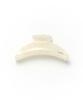 S'Secondo Crescent Hair Claw Clip_Moonlit White