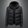European Men's Hooded Down Jacket - 90% White Duck Down, Trendy Fashion Winter Outerwear, Style Y9897