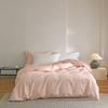 500TC Cotton Bed Sheet Set Solid Color Soft Breathable Bedding Modern Simple Style All Season Use