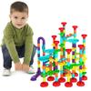 (197PCS) The Magic Toy Shop Marble Run Race Toy Set,Construction Building Block Maze Toy Gift 113/93/50pcs