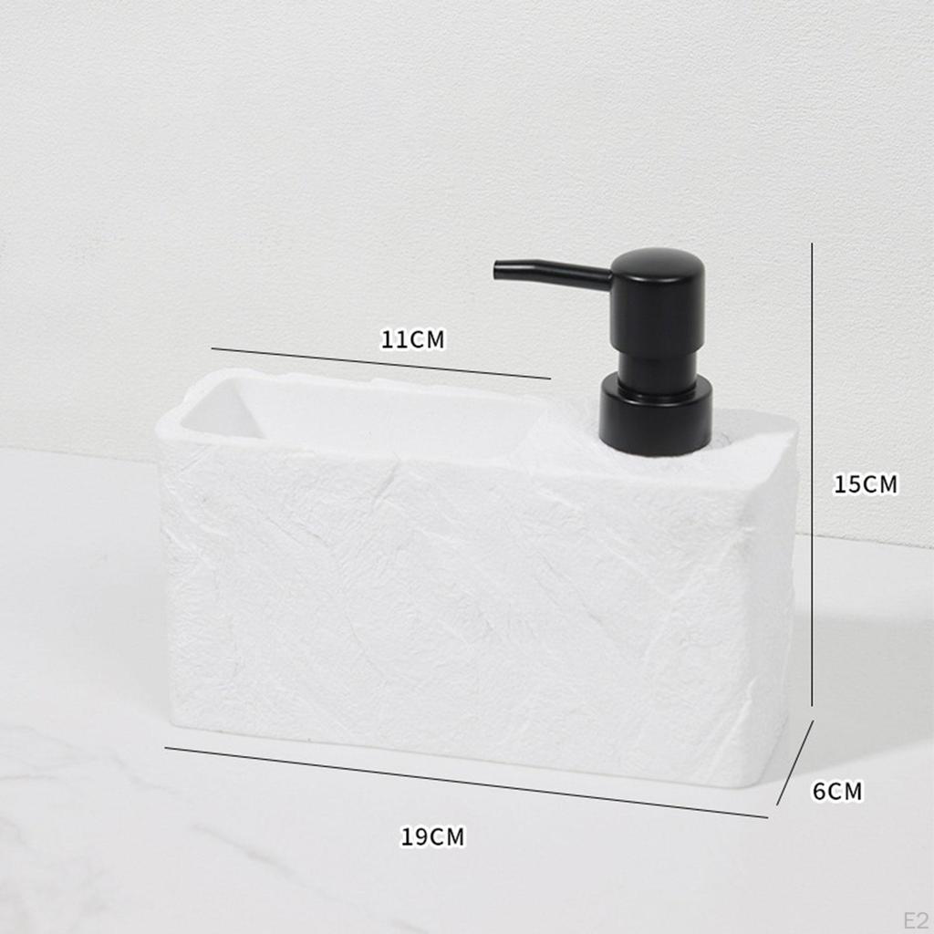 Seifenspenderhalter Einfache Anwendung Platzsparend Geschenke Praktischer Pumpen-Organizer für Schwämme Scheuerschwämme