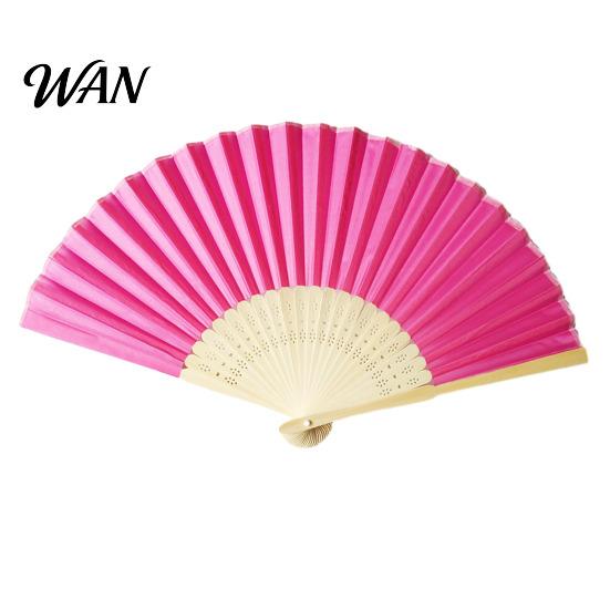 Lightweight Bamboo Fan Chinese Style Silk Folding Fan, Ribs Decorative Handheld Summer Cooling Portable Party Favors for Men Women Wooden
