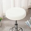 Solid Color Round Chair Cover Thickened Stool Cushion Cover Soft Bar Stool Cover