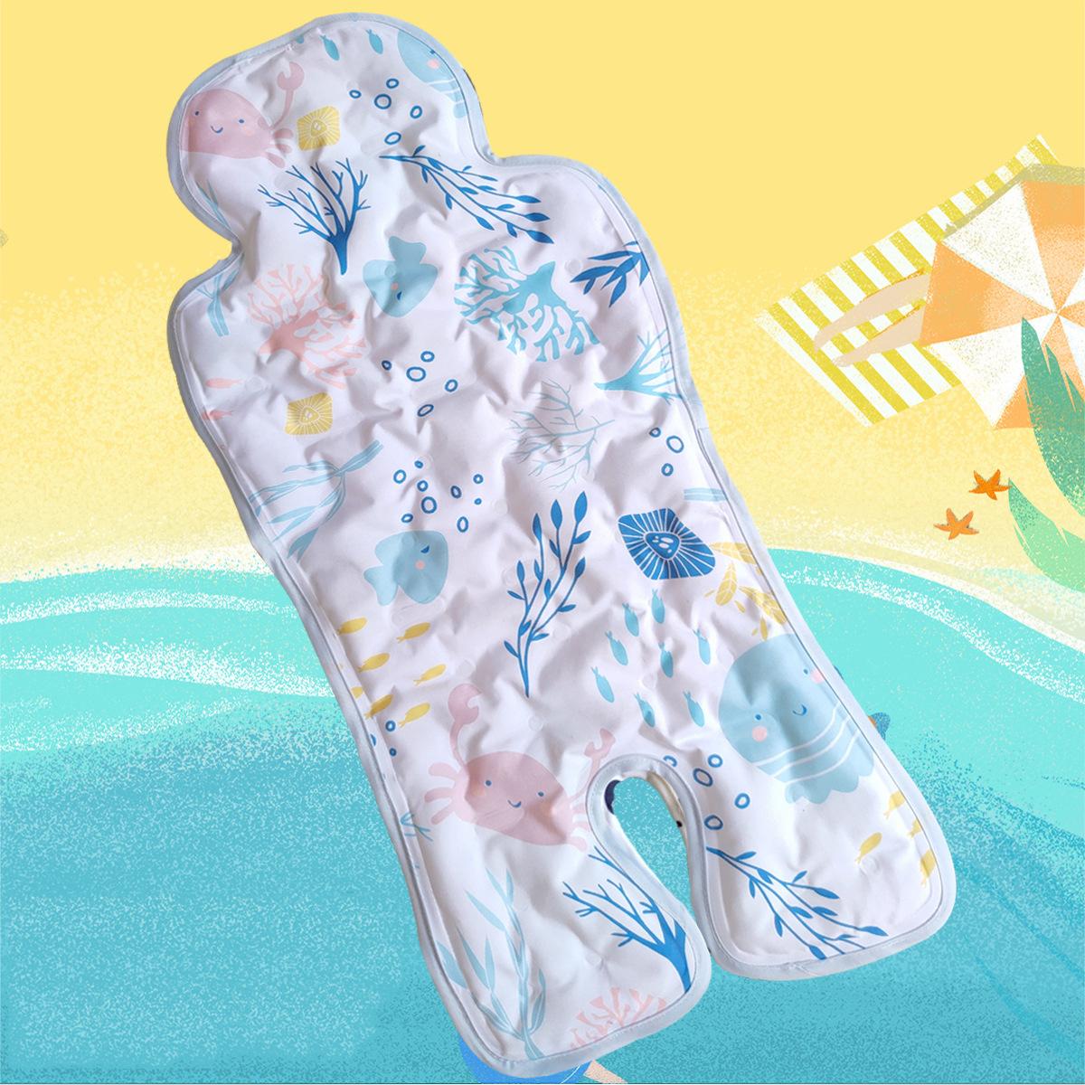 

Подушка для сна в детскую коляску, летняя охлаждающая подушка с гелем и шариками льда, дышащие подушки, удобная подушка для сна для детей, охлаждающий коврик