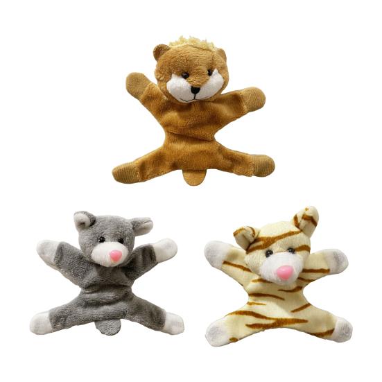 3Pcs Plush Animal Refrigerator Magnet Home Office Kitchen Locker Refrigerator Stuffed Cartoon