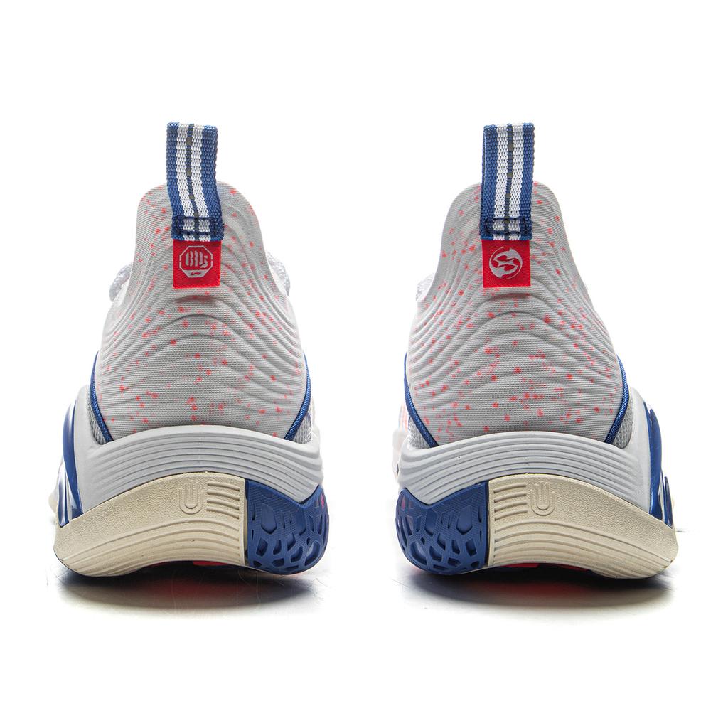 New LiNing Cushioned Slip-Resistant Breathable Rebound Low-Top Outdoor Performance Basketball Shoes Men's Standard White ABFV007-1