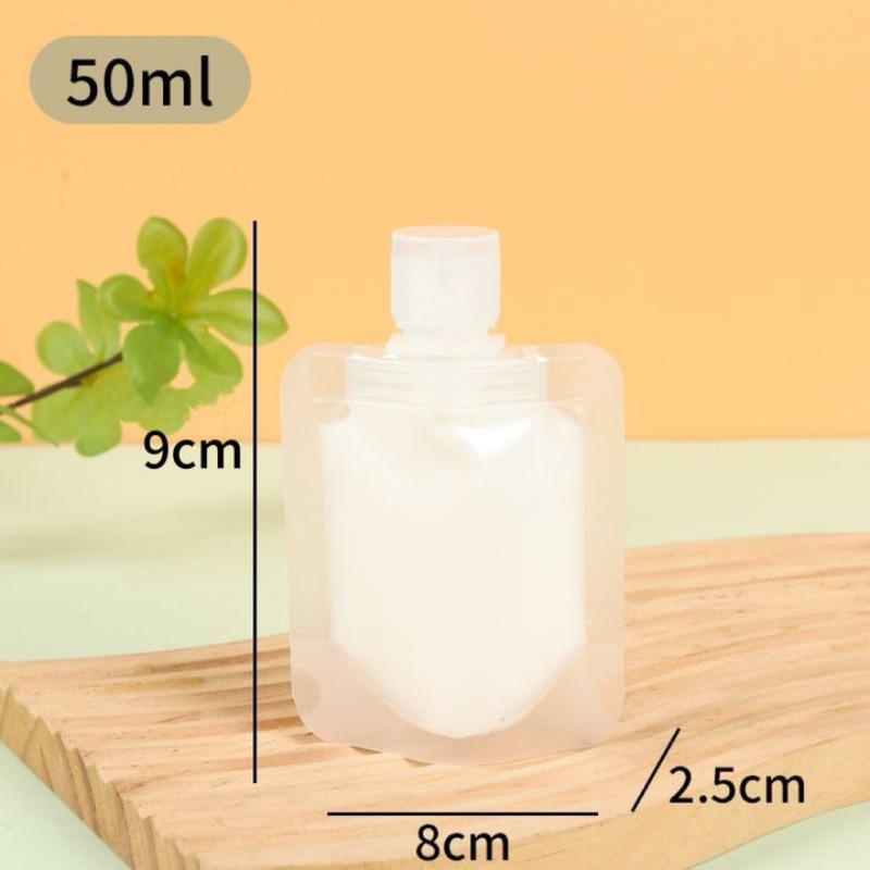 30/50/100ml Refillable Packaging Bags Travel Essentials Lotion Cosmetics Shampoo Shower Gel Portable Bags Makeup Fluid Bottles