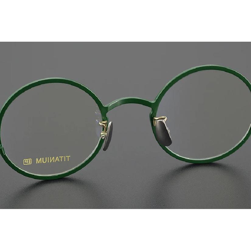 Japanese Brand Pure Titanium Glasses Frame Men Women Retro Round Spectacles Eyeglasses Myopia Optical Prescription Read Eyewear