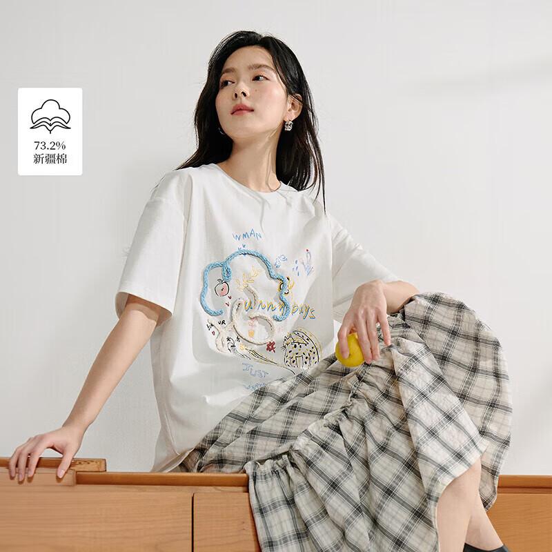 Женская летняя футболка с принтом Inman 2025 XL