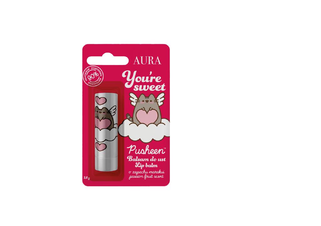 Pusheen Passion Fruit Lipstick 3.8G Valentine' Day Sl