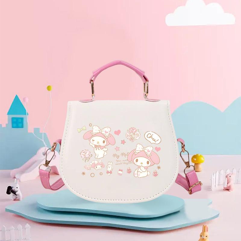 Korean Version of Trendy Cartoon Printing Cute High-value Student Shoulder Bag Women's Portable Handbag
