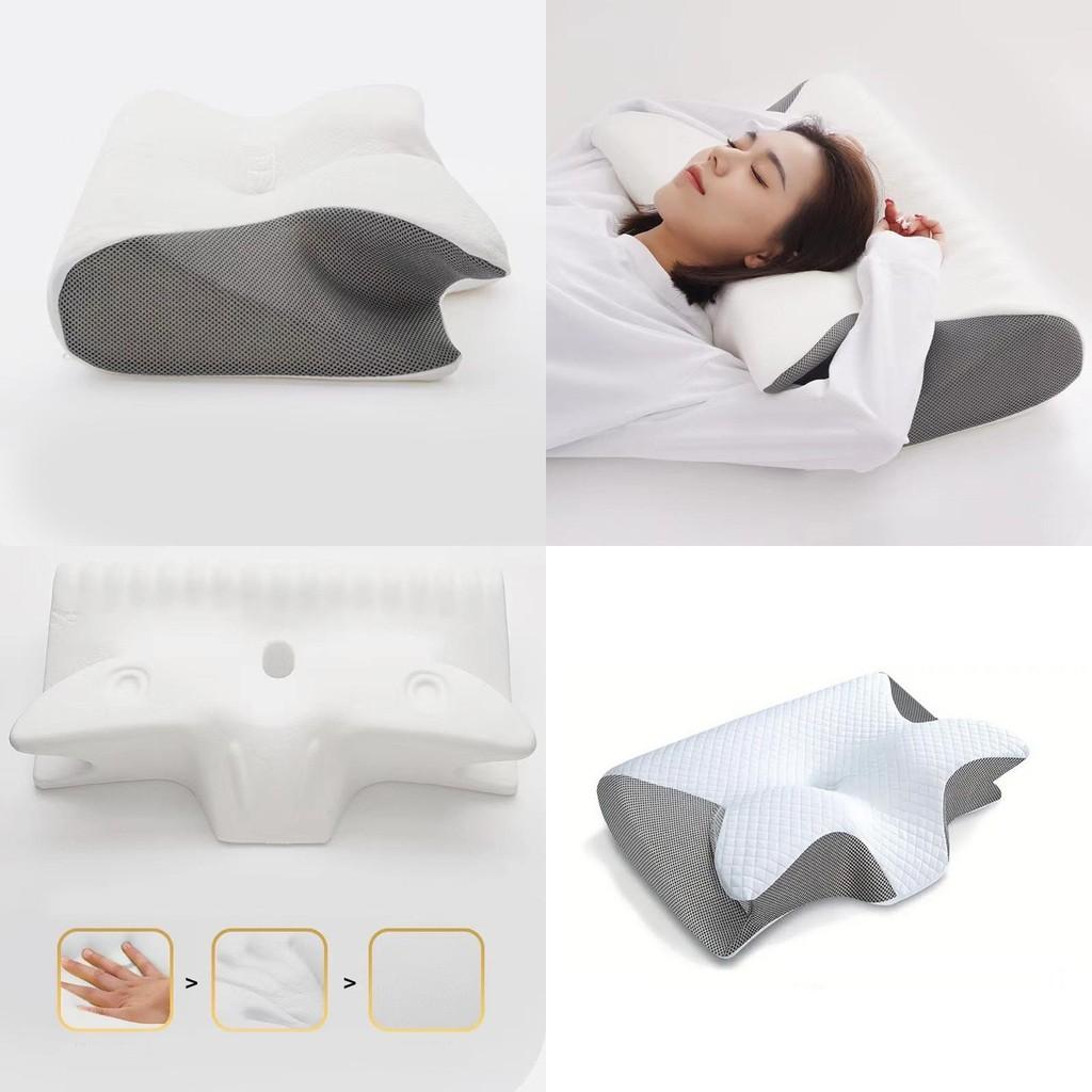 Comfortable Memory Foam Neck Pillow For Home Sleep With Supportive Design And Ergonomic Shape