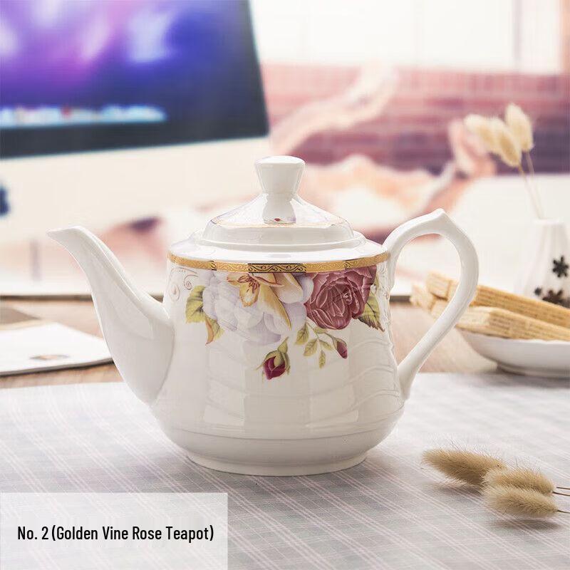 Pure White Ceramic Multi-purpose Teapot & Kettle