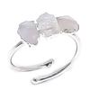 Natural Botswana Agate 925 Sterling Silver Jewelry Ring Size Adjustable P7E79