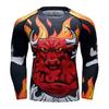 Maglietta a Maniche Lunghe MMA Compression Boxing No Gi Bjj Mma Surf Jiu Jitsu Rash Guard Rashguard T-shirt da Uomo Palestra Abbigliamento da Boxe
