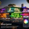 Inteligentna lampa sufitowa LED okrągła RGBCW WiFi Aplikacja Tuya Sterowanie głosowe Ściemniana AC 85-265V 24W Kompatybilna z Alexa Google Assistant