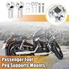 X AUTOHAUX Passenger Foot Peg Support Mount Clevis Kit for Left and Right Harley