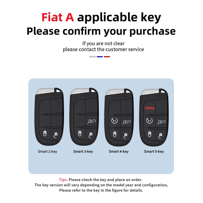 Car Key Case Full Cover for Jeep Grand Cherokee Renegade Fiat Freemont Dodge Charger Challenger Durango Journey Accessories