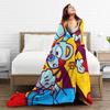 Cupheads & Mugmans Blanket Quality Super Warm Cartoon Throw Blanket Winter Girls Boys Couch Bed Street Trend Bedspread