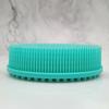 Exfoliating Silicone Body Brush,2 in 1 Bath and Shampoo Brush,Wet and Dry Scalp Massager,Premium Silicone Loofah,Lathers Well