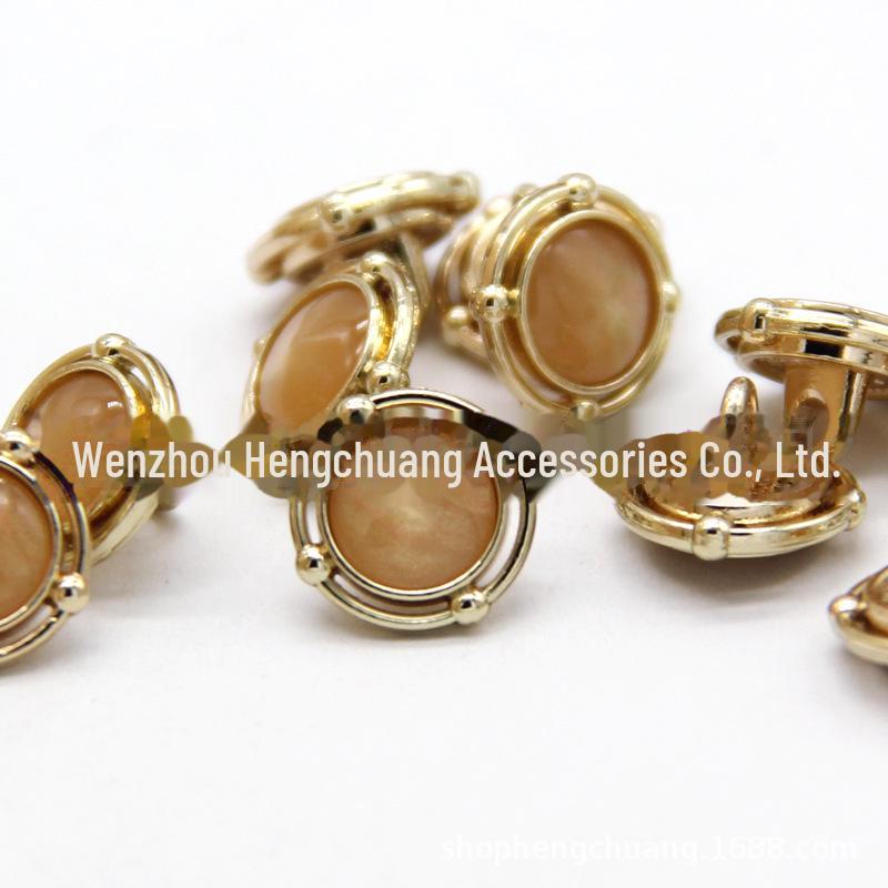 

Набор из запонок и пуговиц для воротника в стиле Hengchuang Xiaoxiang Pearl