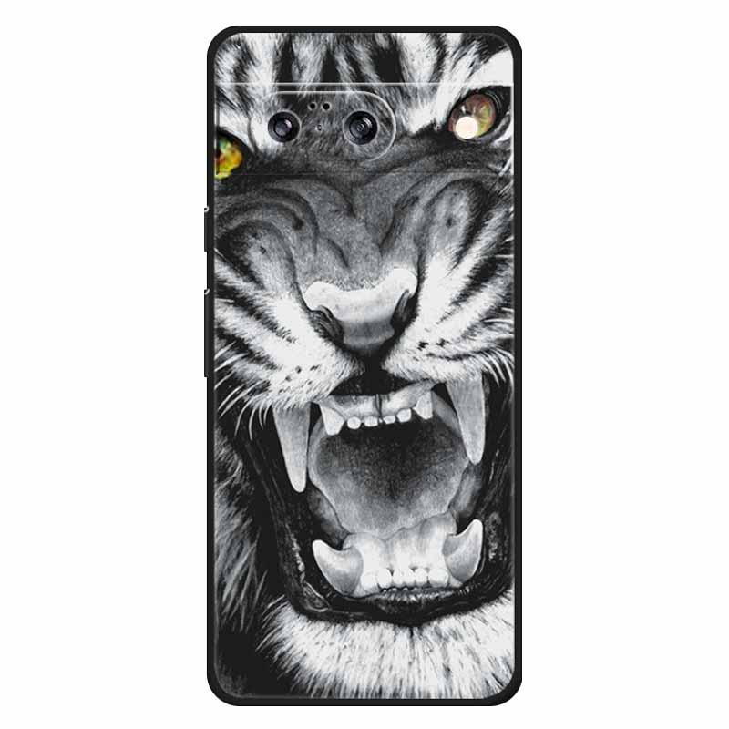Für Google Pixel 8 / 8pro Hülle Weiches Silikon Löwe Eule Luxuriöse Rückabdeckungen Für Google Pixel 8 Pro Hüllen Pixel8 Cartoon Schalen
