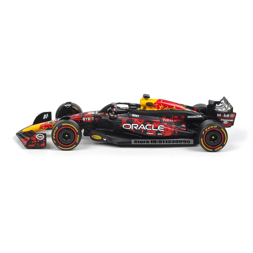 Bburago 1:43 2024 F1 Red Bull RB20 British Silverstone Track Special Coating Alloy Car Die Cast Model Toy Collectible present