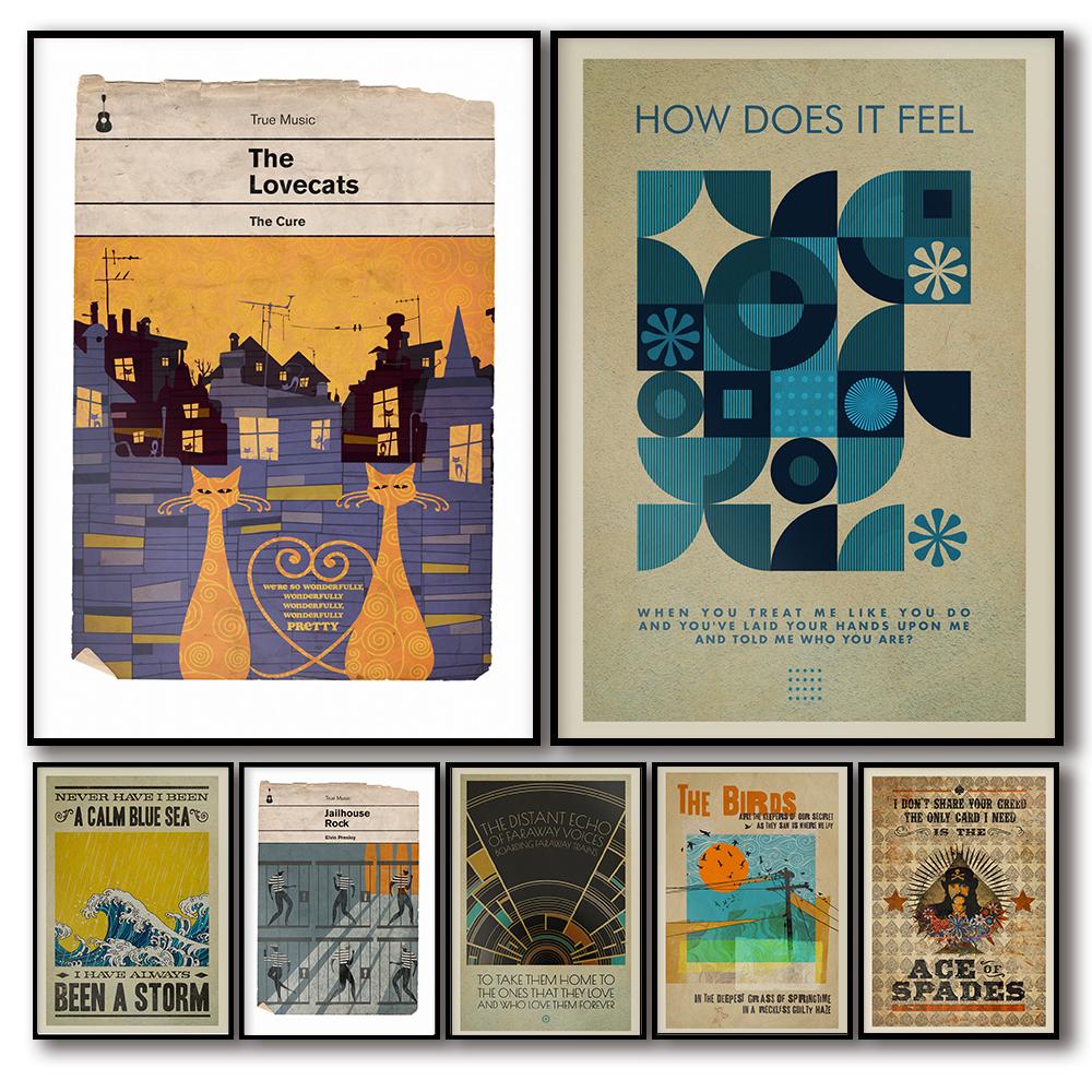 

Ретро эстетика абстрактная классика альбом музыкальные плакаты певица звезда картина холст живопись для комнаты бар настенное искусство домашний декор подарок