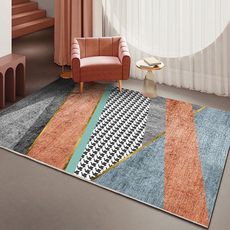 Living Room Dirt Resistant Carpet Easy To Clean Modern and Simple Sofa Coffee Table Blanket Home Bedroom Bedside Blanket Beauty