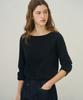 Deuloupisumeon Supima Silket Boat Neck Long Sleeve T-Shirt [White]