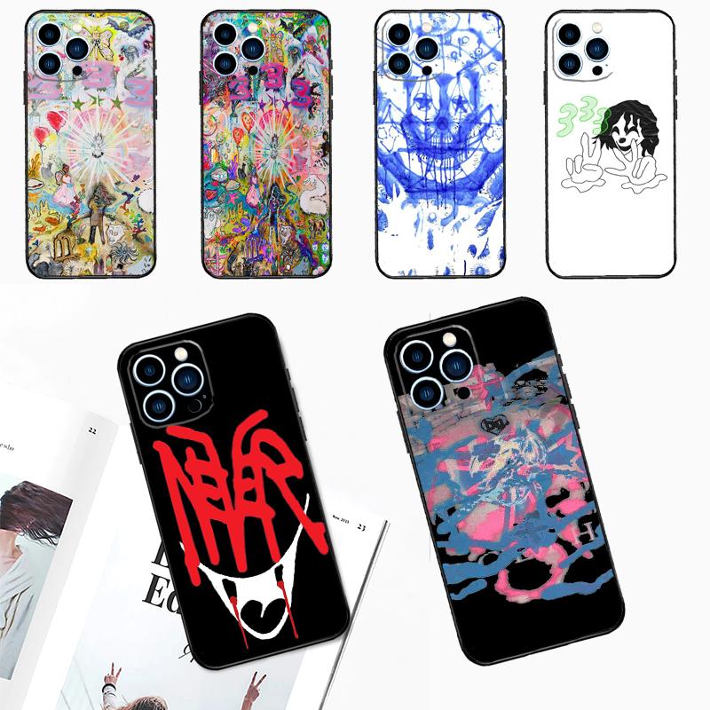 Bladee 333 Case For iPhone 15 16 14 Plus 11 12 13 Pro Max Mini X XR XS Max 7 8 Plus Back Cover