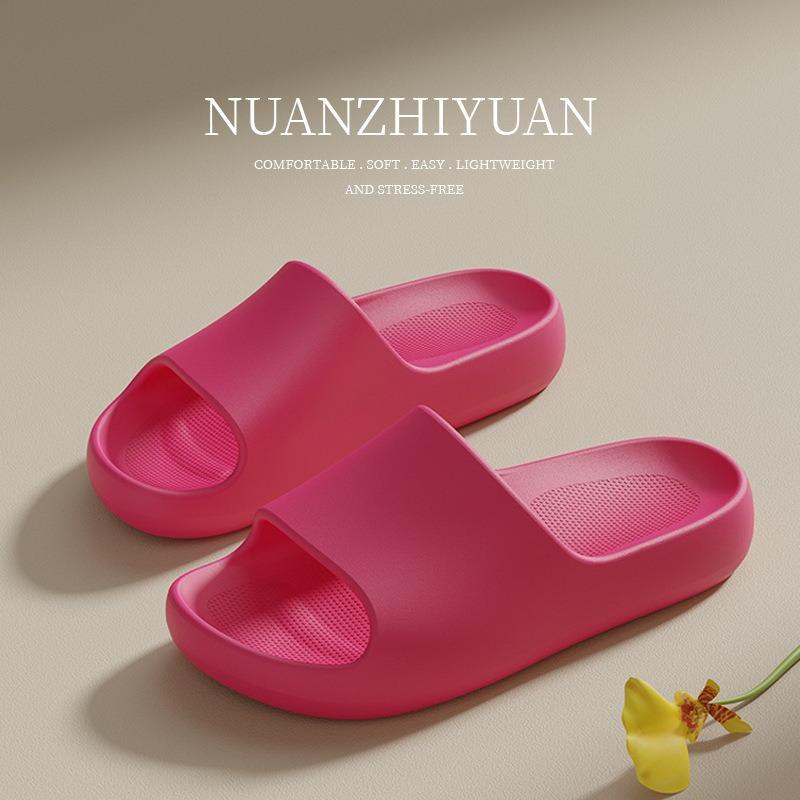 Warm edge eva new cool slippers women's summer home use heightening outer wear beach shoes