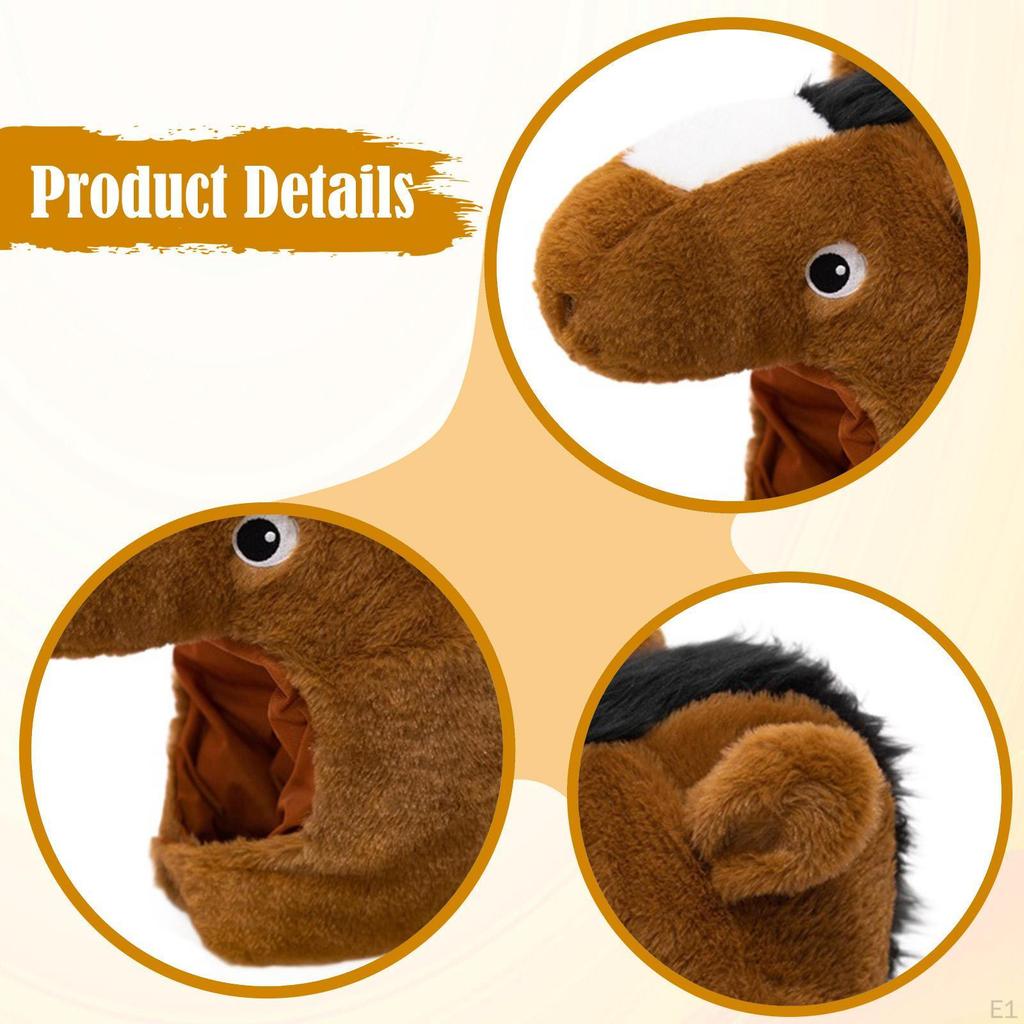 Klobouk Roku Koně, Cosplay Kostým Zvířecí Pokrývka Hlavy pro Hospodu Vánoční Maškarádu