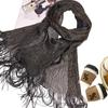 Women'S Artificial Silk Scarf Gold And Silver Silk Flat Scarf Thin Scarf Polyester And Nylon Scarf European And American Hollow Scarf