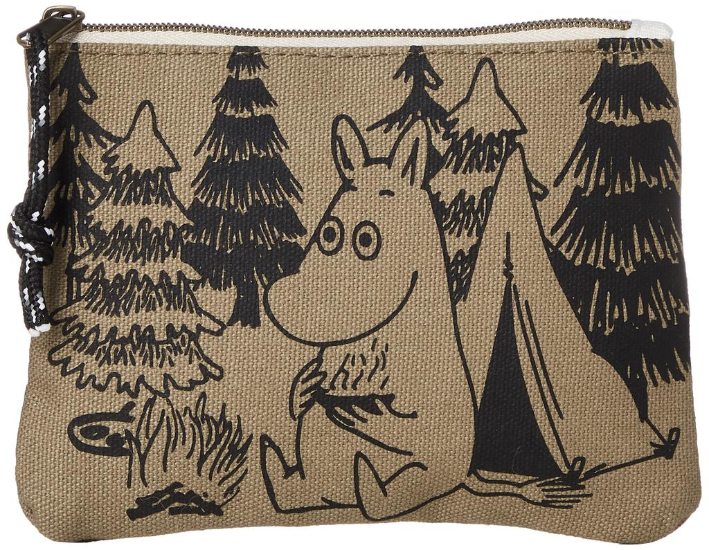 Watanabe MOOMIN Camp Series Tissue W14 x H10cm Pouch, Moomin, MM-6076,