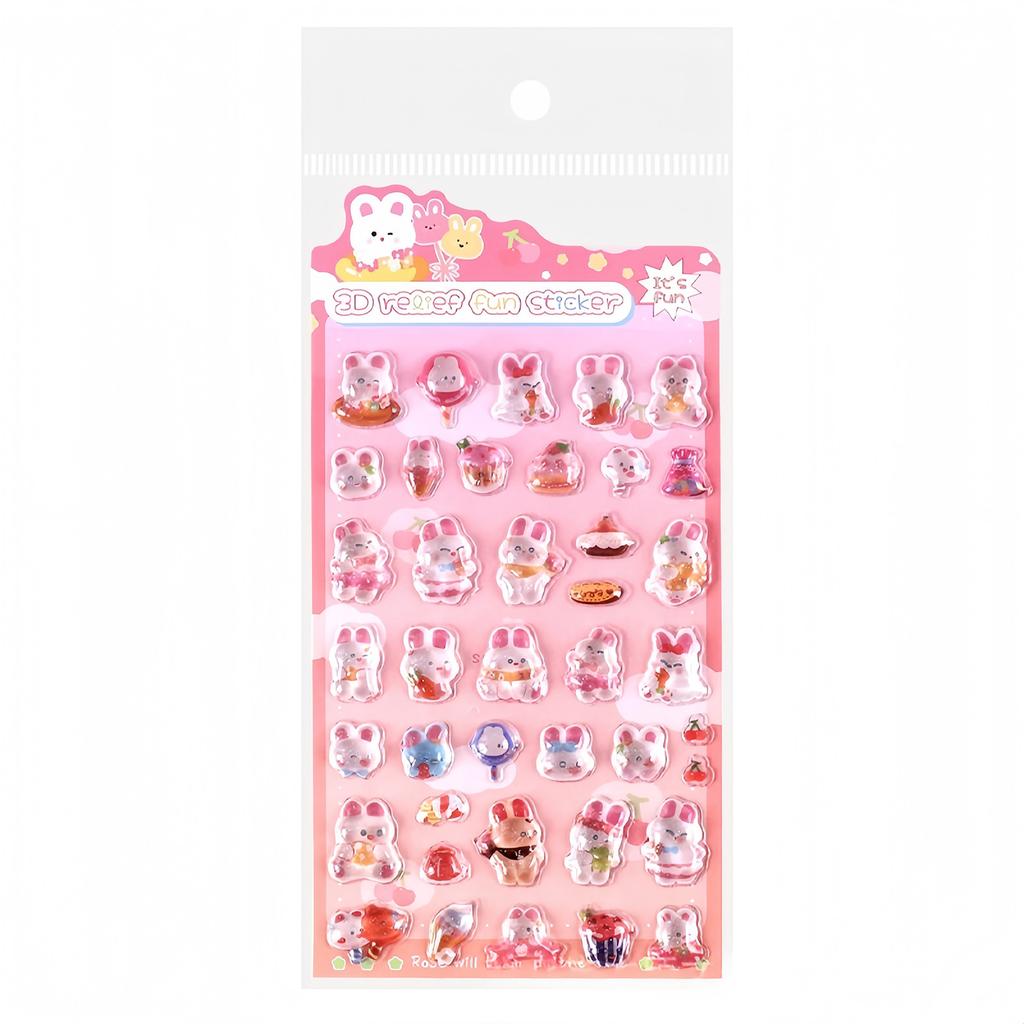 Cartoon Animal Sticker for Kid Craft Scrapbooking Journal Planner Phone Case Children Motivational Sticker for Rewarding