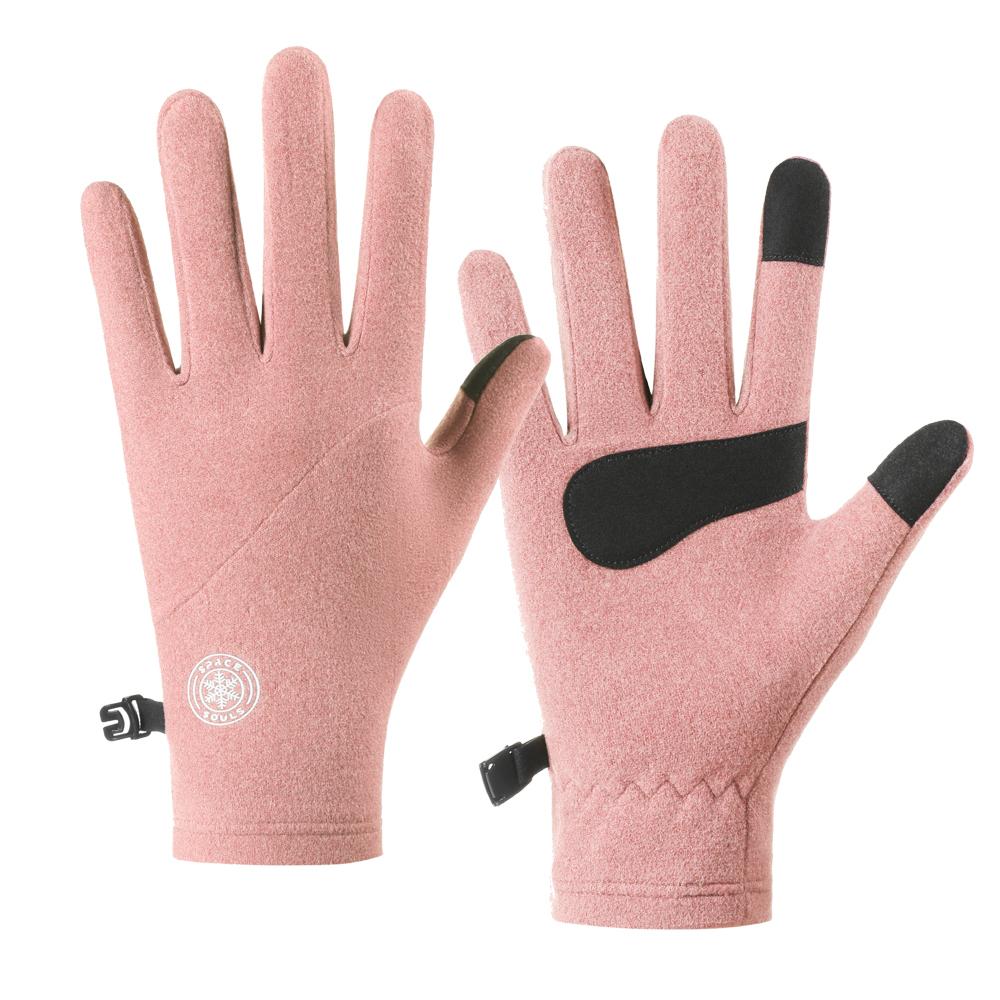 Winter Warm Ski Glove Lining Soft Touch Screen Gloves Unisex Outdoor Cycling Running Gloves Lady Cold-proof Gloves winter gloves