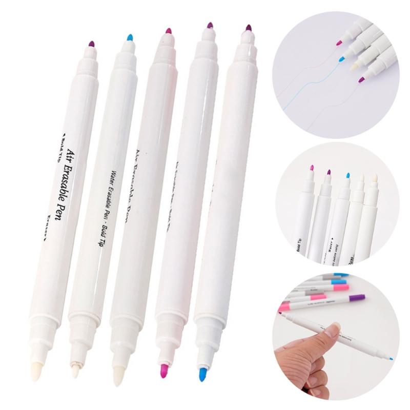 10x/Set Washable Fabric Marker Erasable Pen Sewing Fabric Markers Fabric Marker Pen Water Soluble Pen for Sewing
