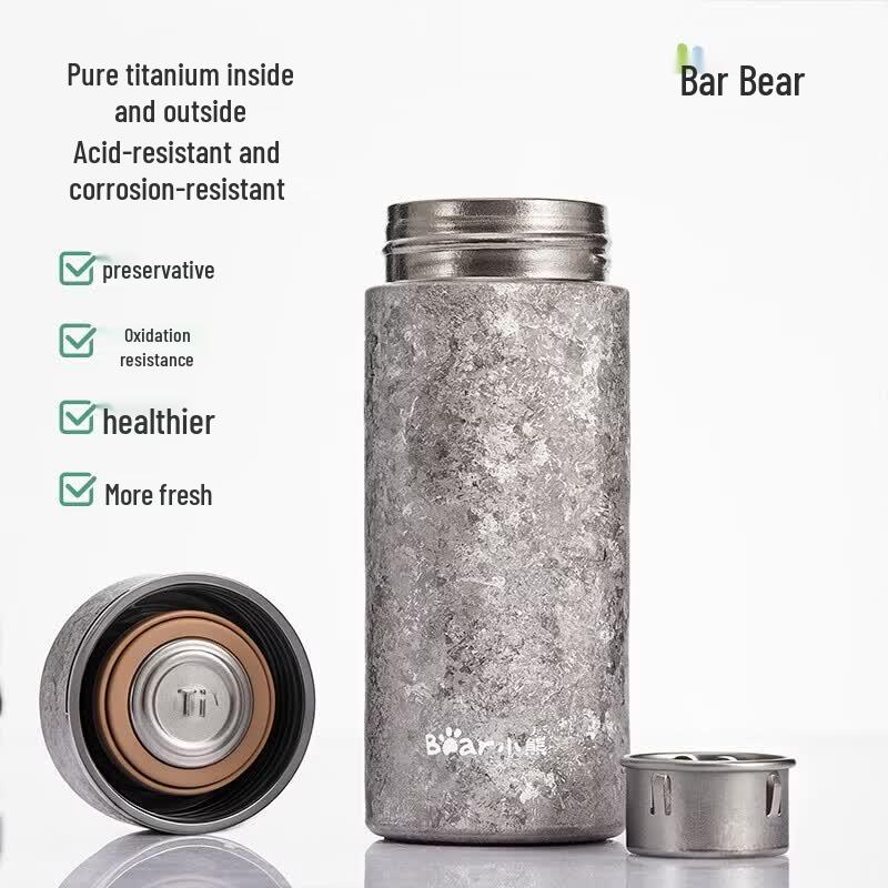 Bear Pure Titanium Insulated Portable Mug