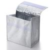DEAN DELUCA Lunch 20 x 20 x 13 cm & Bag, White, Insulated, Foldable, Compact,