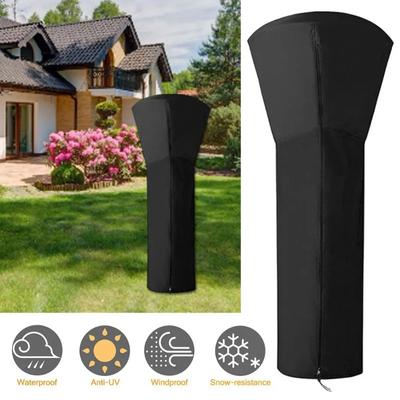 1Pc Waterproof Patio Heater Cover Heavy Duty Gas Pyramid Umbrella Heater Cover Outside Furniture Protector All-Purpose Covers